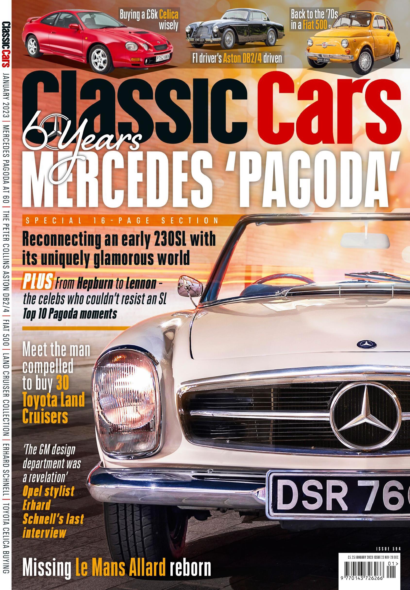 Журнал Classic Cars, january 2023